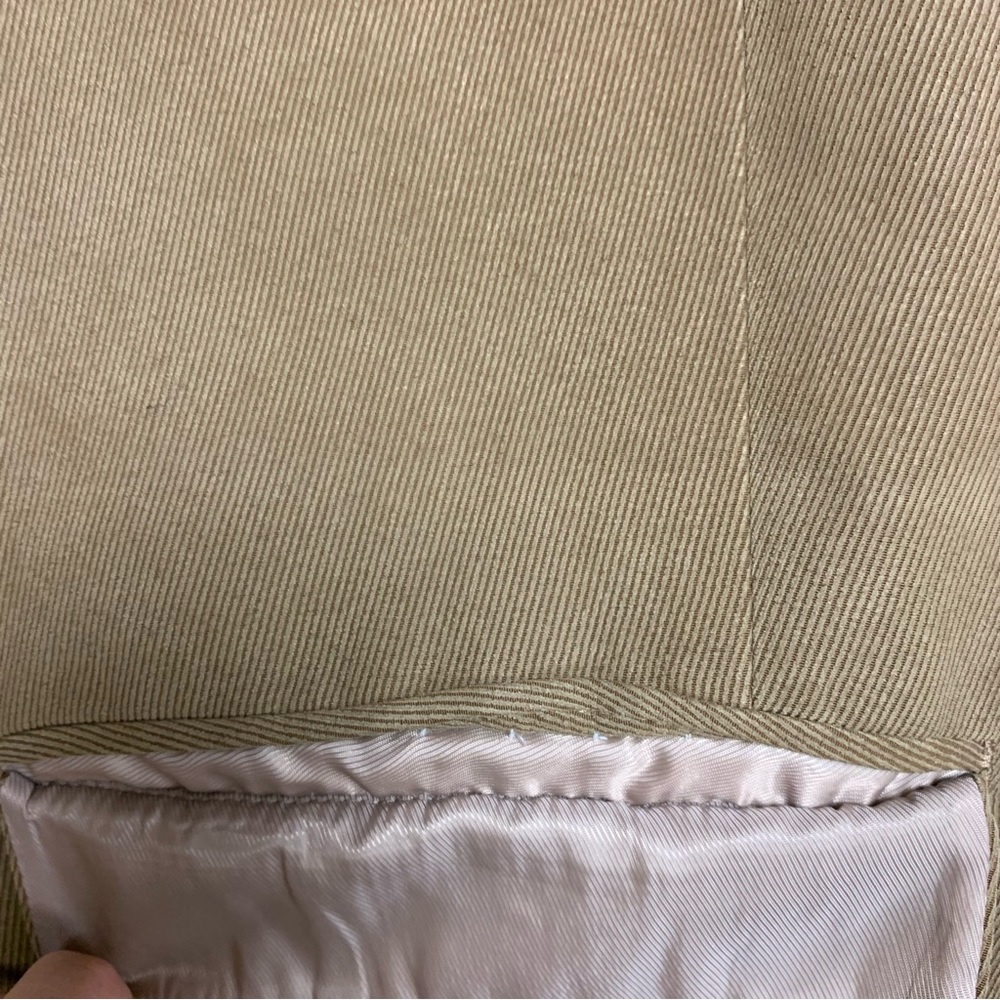 Calvin Klein Tan Taupe Brown Delicate Corduroy Blazer Sport Coat Fall Jacket 40L - Picture 6 of 12